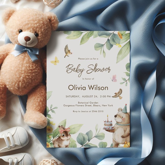 Cute Forest Animals Invitation (Creator Uploaded)