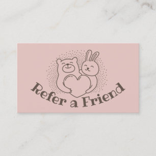 Cute Forest Animals Rustic Kraft Referral