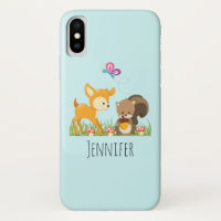 Cute Forest Animals Whimsical Cartoon