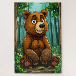 🧸 Cute Forest Bear Puzzle Adventure Gift ✨