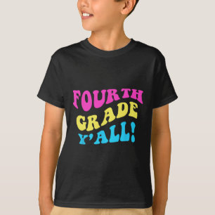Cute Fourth Grade Teacher 4th Grade Student Back t T-Shirt