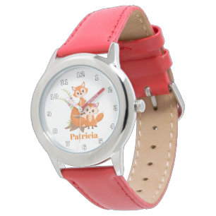 Cute Fox add name girls Watch
