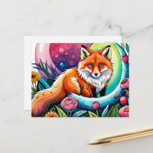 Cute Fox animal lovers Postcard