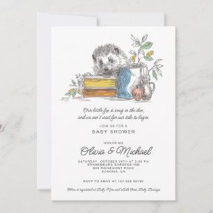 Cute Fox Baby Shower Invitation