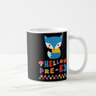 Cute Fox Back To School Woodland Animal Pre-k3 Boy Coffee Mug