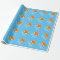 Cute fox Birthday wrapping paper for kids