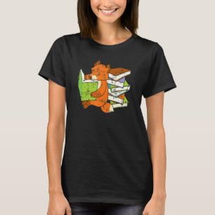 Cute Fox Book Nerd For Men Women    Animal   T-Shirt