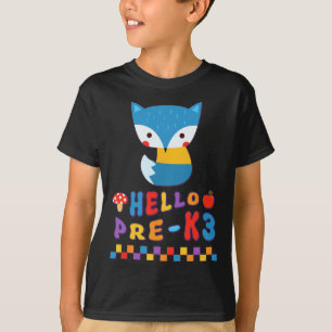 Cute Fox Ck To School Woodland Animal Pre-k3 Boys T-Shirt