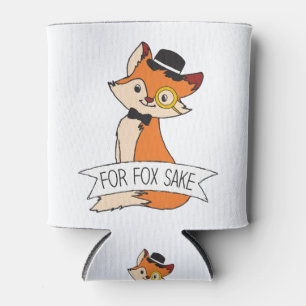 Cute Fox Clipart Oh For Fox Sake Epic Sarcastic Can Cooler