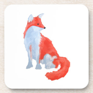 Cute Fox Coaster Set