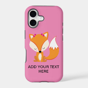 Cute fox custom text
