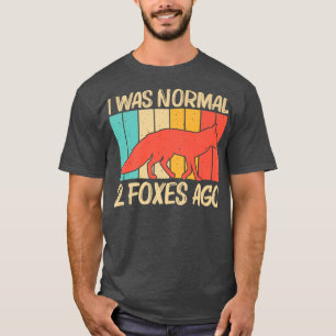 Cute Fox Design For Men Women Vulpine Fox Wild Ani T-Shirt