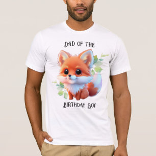 Cute fox drawing woodland animals forest friends T-Shirt