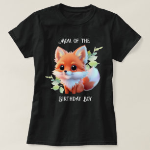 Cute fox drawing woodland animals forest friends T-Shirt
