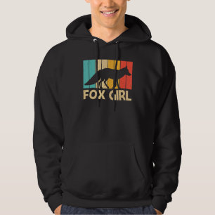 Cute Fox For Girls Kids Fennec Fox Arctic Forest Hoodie