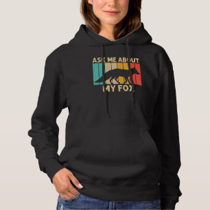 Cute Fox For Men Women Fennec Fox   Arctic Forest  Hoodie
