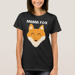 Cute Fox For Women Mum Mammal Animal Pet Owners T-Shirt