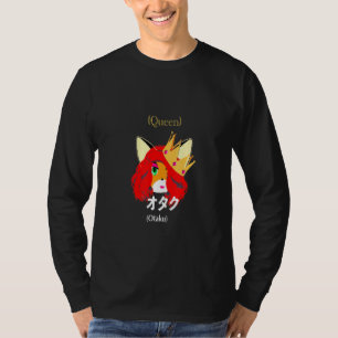 Cute Fox Foxy Queen Otaku T-Shirt