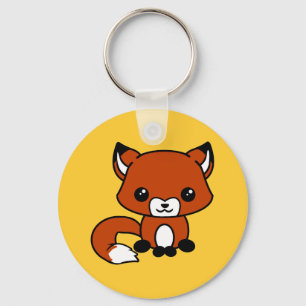 Cute fox keychain