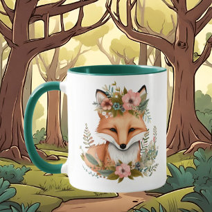cute fox lovers animal mug
