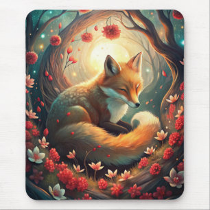 Cute Fox Mouse Mat