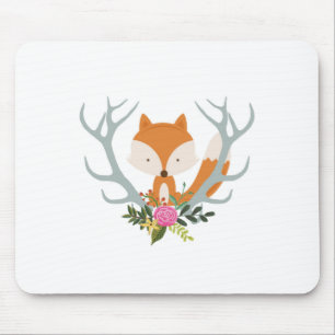 Cute Fox Mouse Mat
