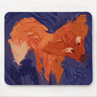 Cute Fox Mouse Pad