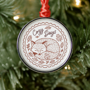 Cute Fox Nature Ornament