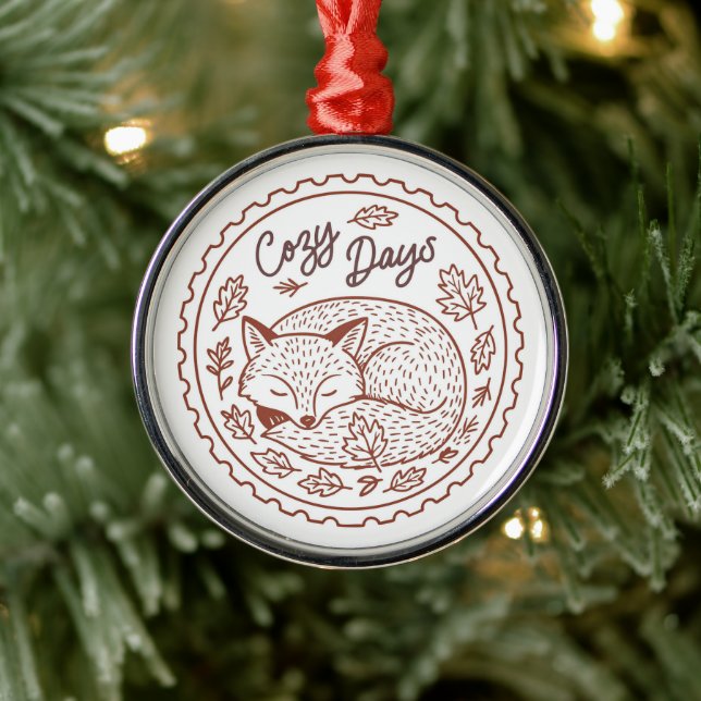 Cute Fox Nature Ornament (Tree)