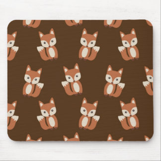 Cute Fox Pattern Mouse Mat