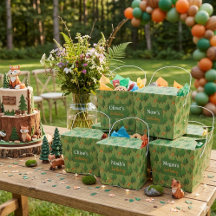 Cute Fox Personalised Name 