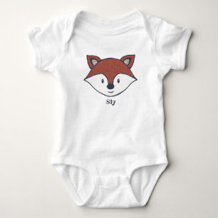 Cute Fox Personalised Woodland Baby Gift Bodysuit