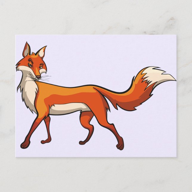 Cute Fox Postcard (Front)