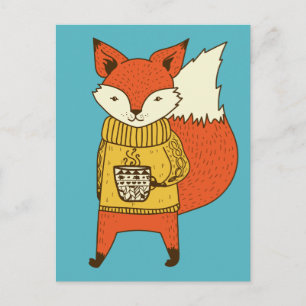 Cute Fox postcard