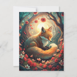 Cute Fox Postcard