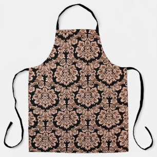 Cute fox seamless pattern, wolf hand drawn forest apron