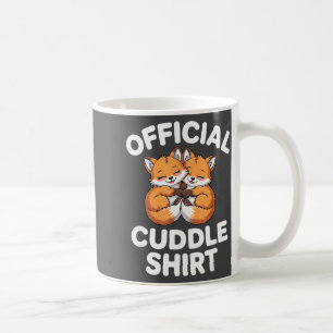 Cute Fox Snuggle Couple This Is My Cuddle Coffee Mug