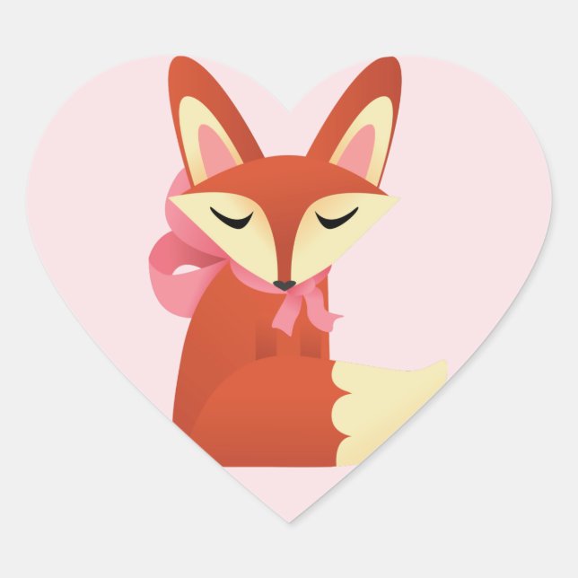 Cute Fox Stickers (Front)