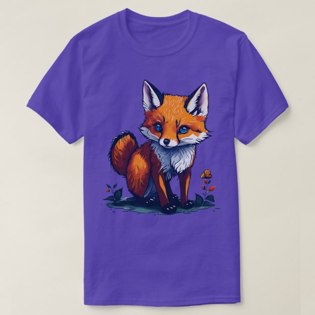 Cute Fox T-Shirt (Design Front)