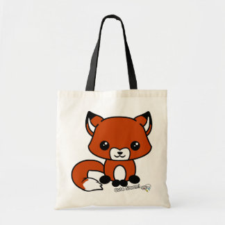 Cute fox tote bag