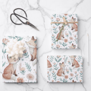 Cute Fox Wrapping Paper