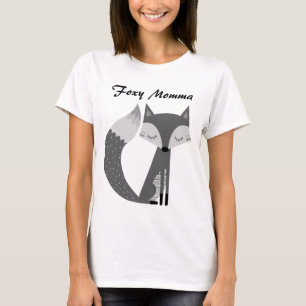 Cute Foxy Momma T-Shirt for Mum