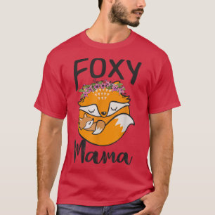 Cute Foy Mama, Girl Animal For Women, Funny Fo Lov T-Shirt