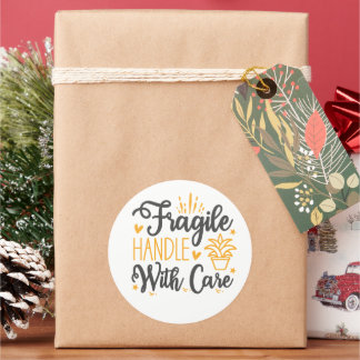Cute FRAGILE Handle With Care Labels | Aesthetic 