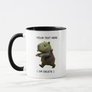 Cute Frankenstein Capybara Halloween Custom Mug