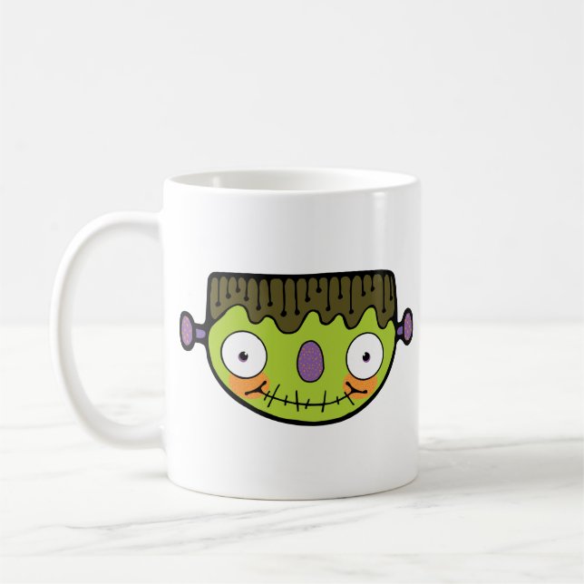 Cute Frankenstein Coffee Mug (Left)