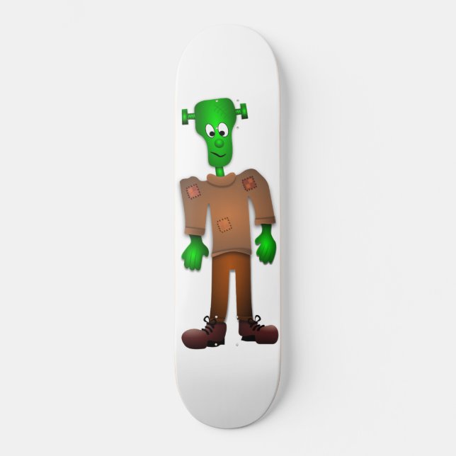 Cute Frankenstein Design Skateboard (Front)