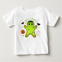 Cute Frankenstein Gingerbread Man Halloween T-shir