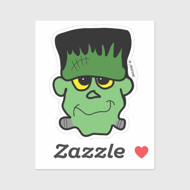 Cute Frankenstein Head (Sheet)