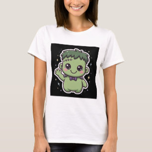 Cute Frankenstein Monster Halloween T-Shirt